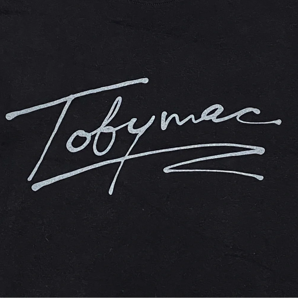 TobyMac Official Merch Signature Black Hoodie Size XL EUC - Picture 2 of 10